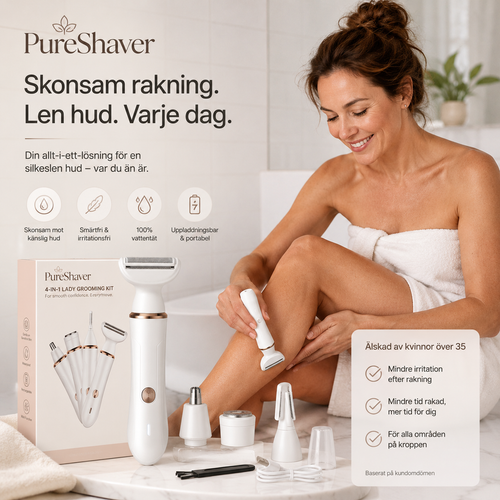 Pureshave - Intimrakning utan irritation